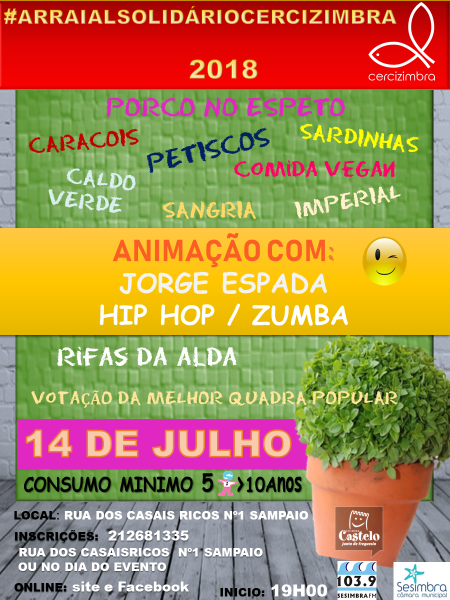 Arraial Solidário | CERCIZIMBRA
