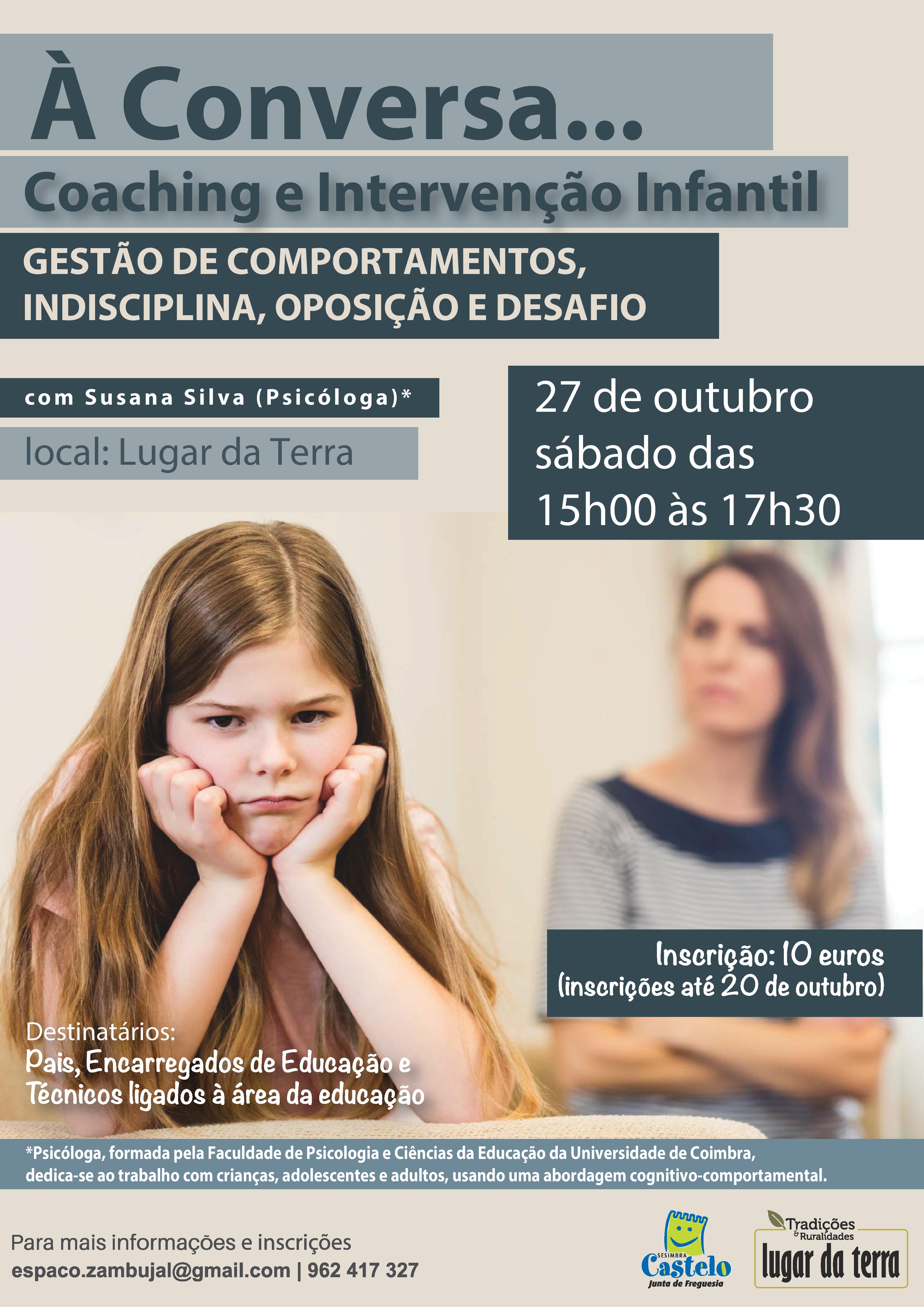 À CONVERSA... Coaching e Intervenção Infantil