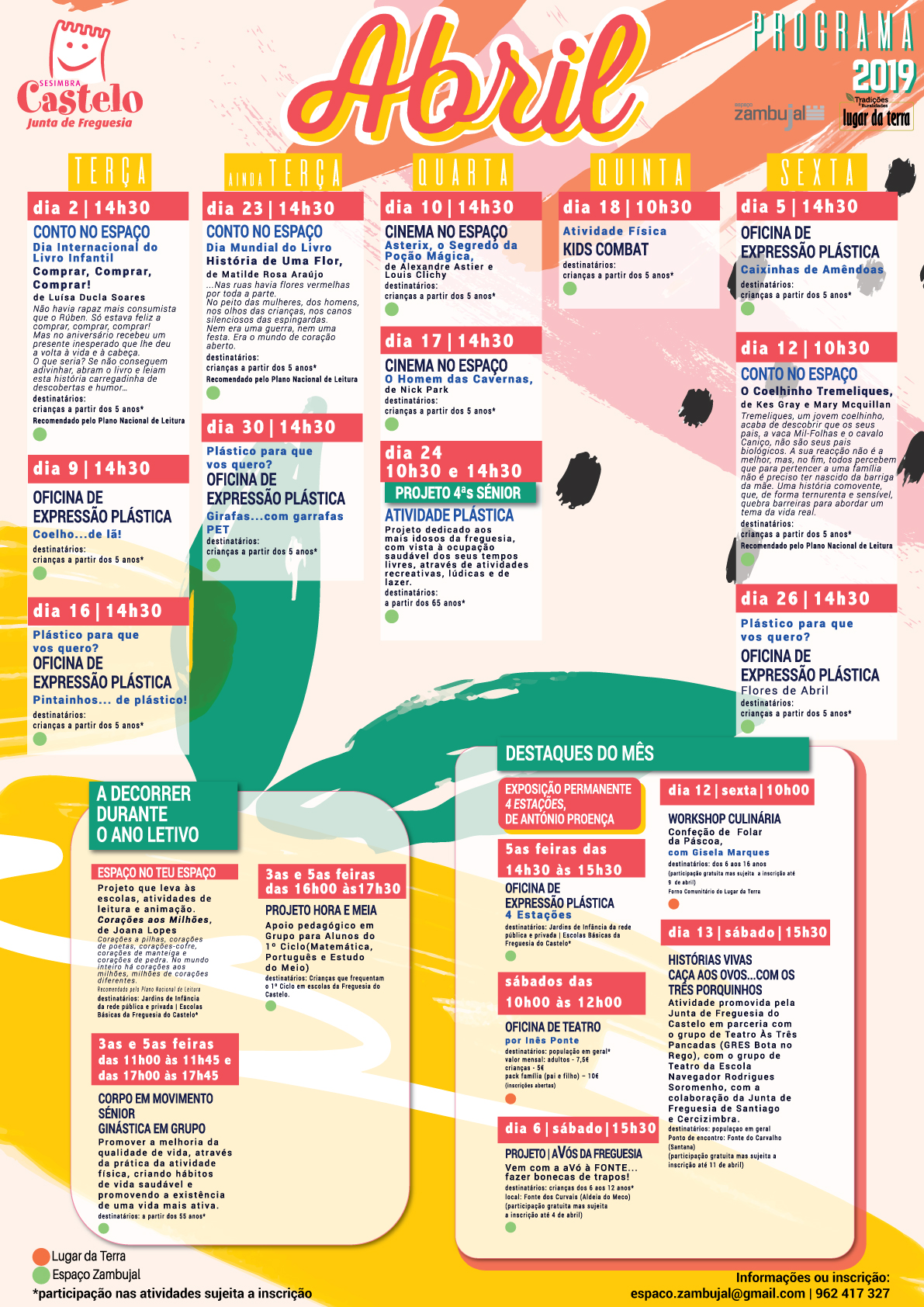 ABRIL | Programação