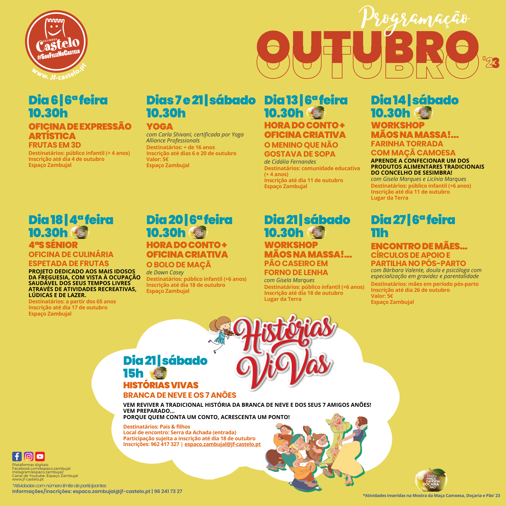 OUTUBRO | Programação