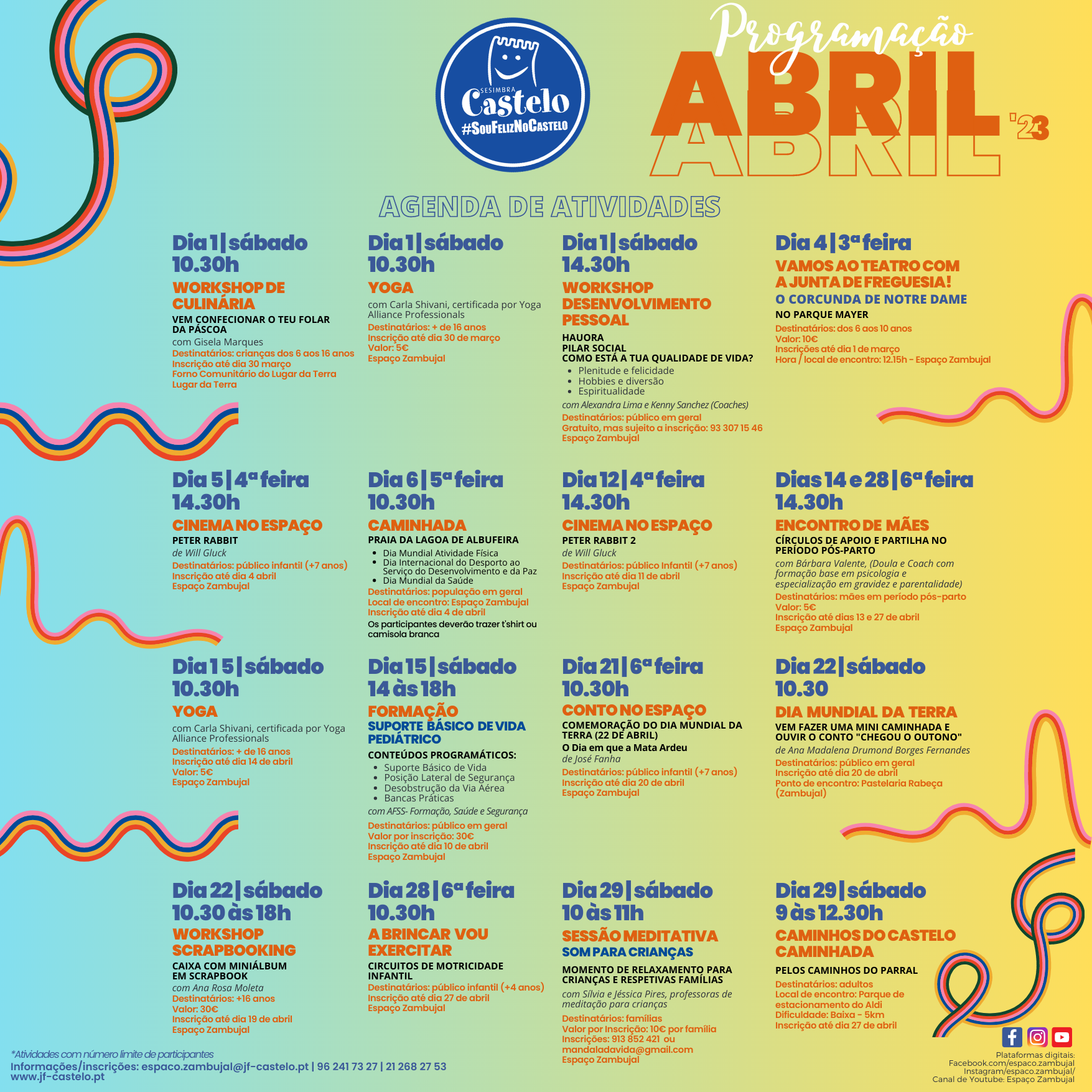 ABRIL | Programação
