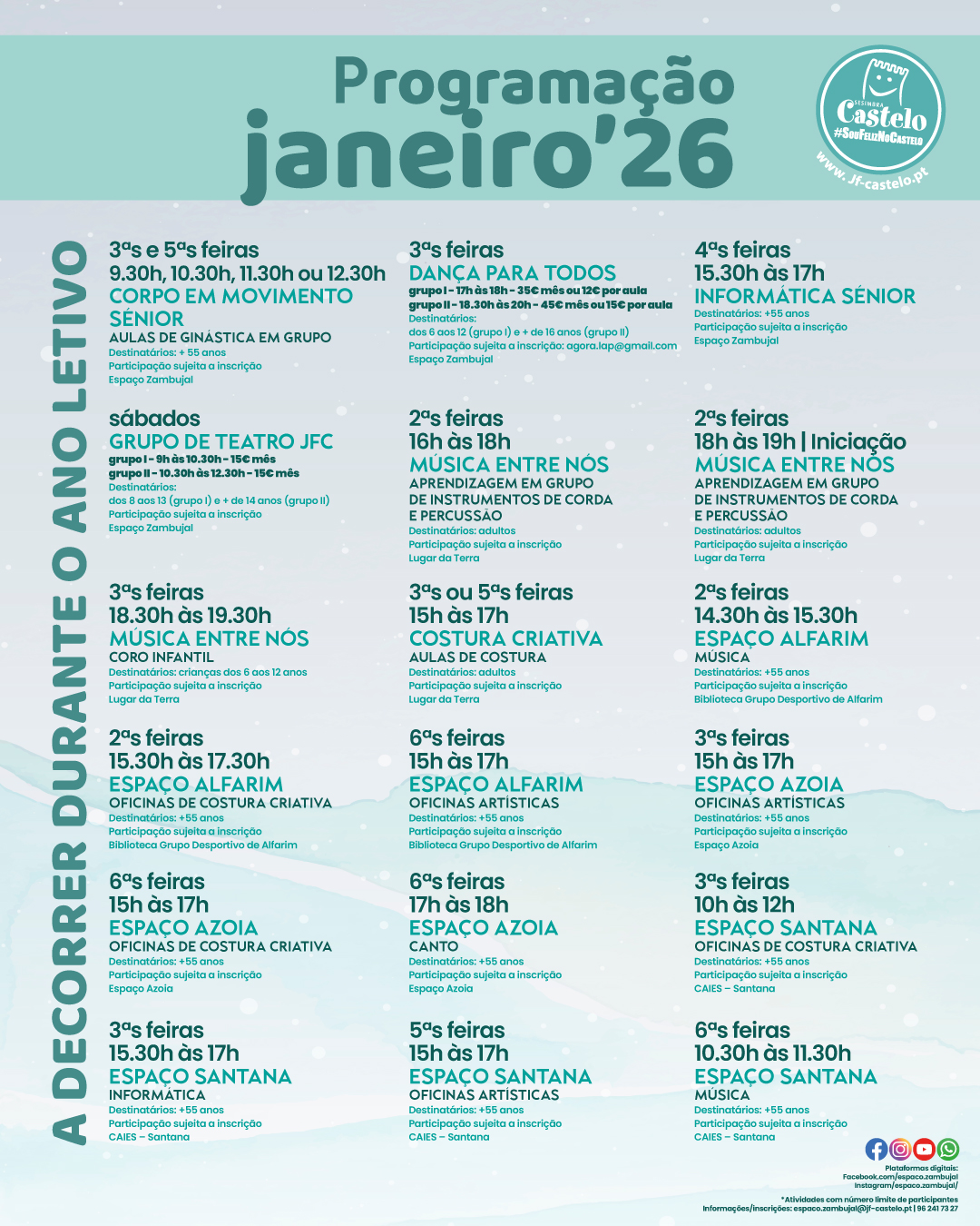 JANEIRO`26| PROGRAMAÇÃO