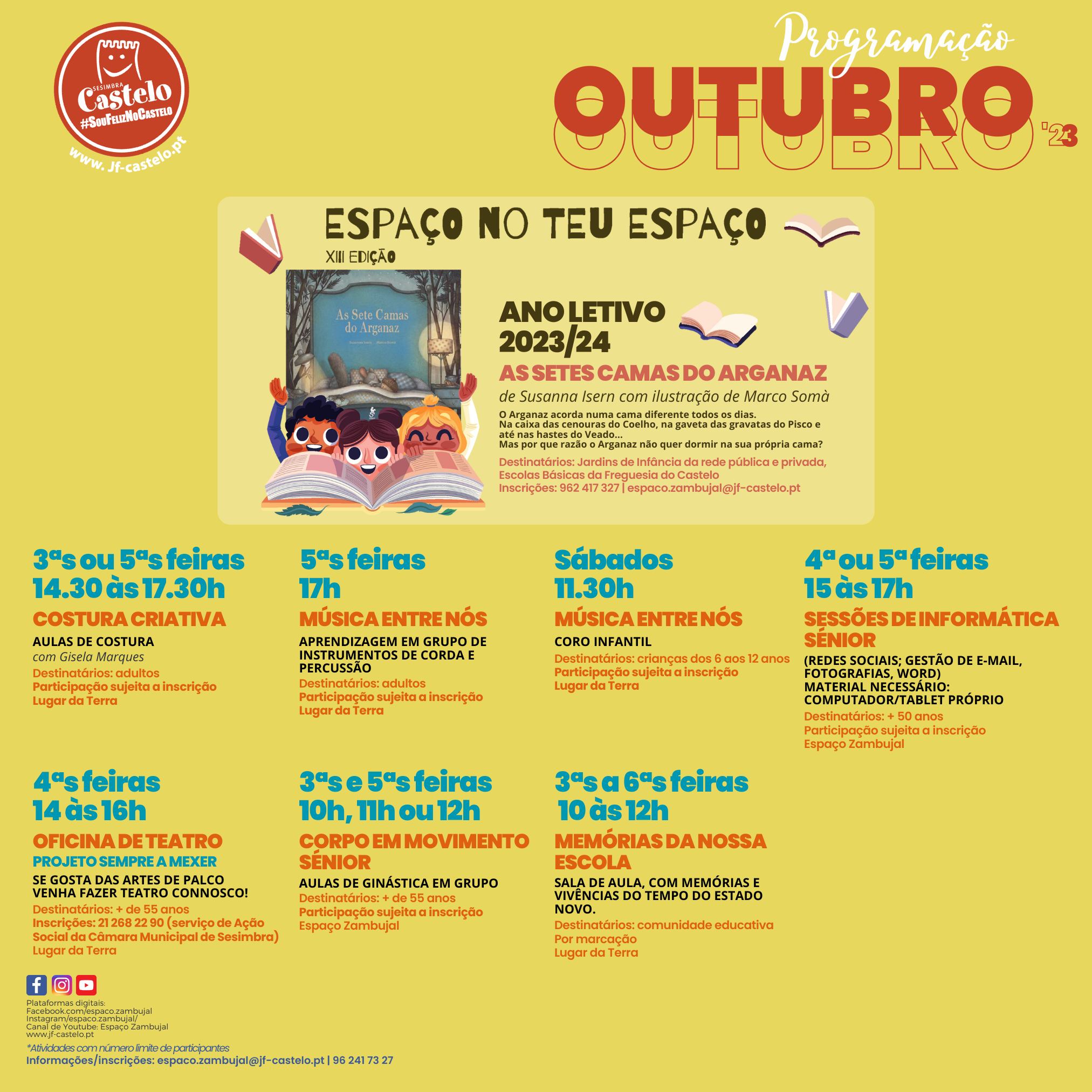 OUTUBRO | Programação