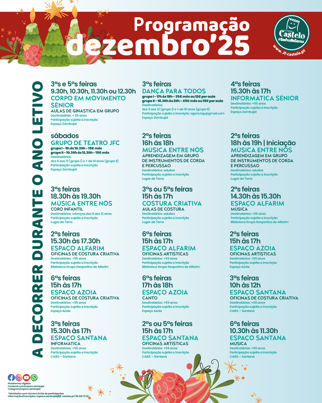 DEZEMBRO´25 | PROGRAMAÇÃO
