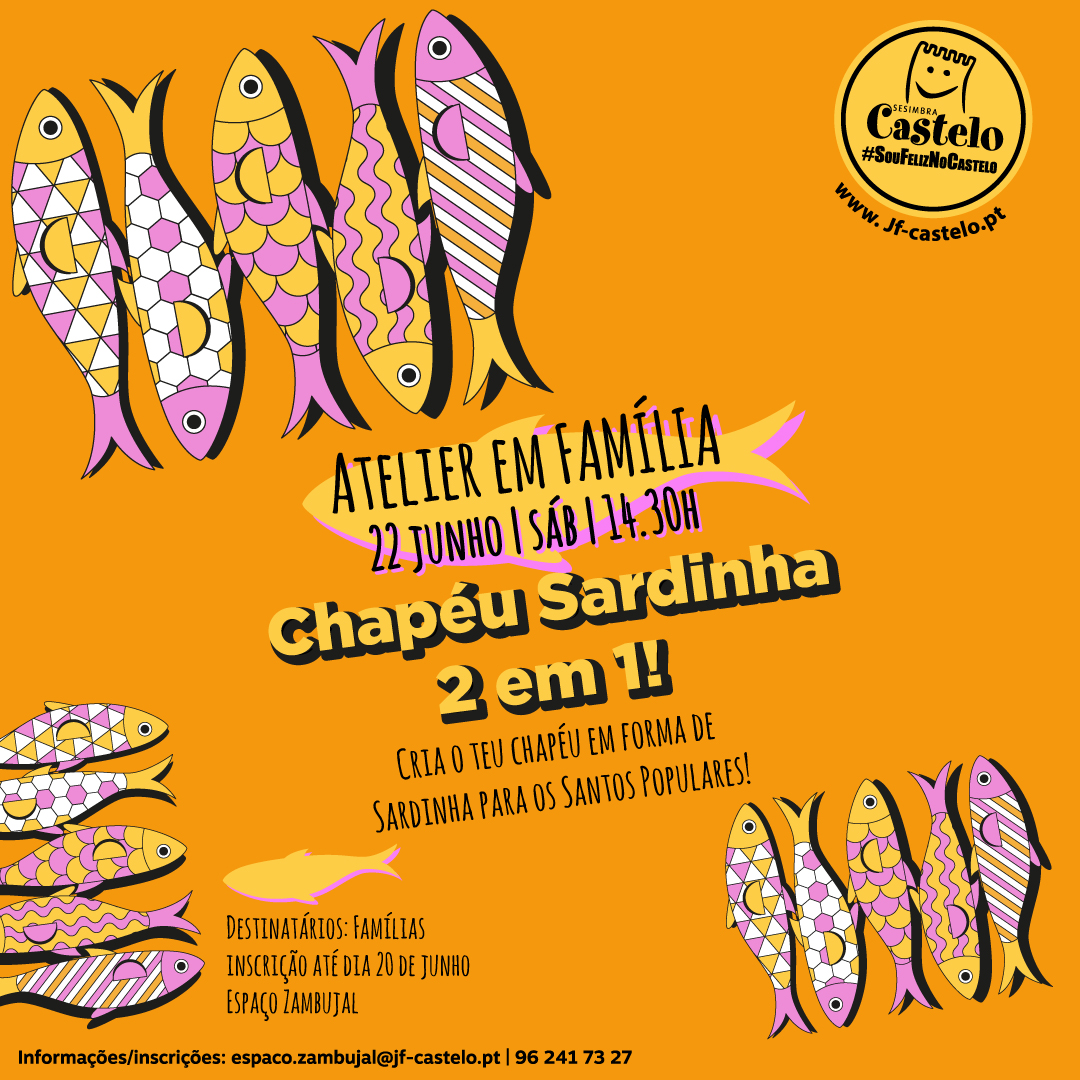 CHAPÉU SARDINHA - 2 em 1! 