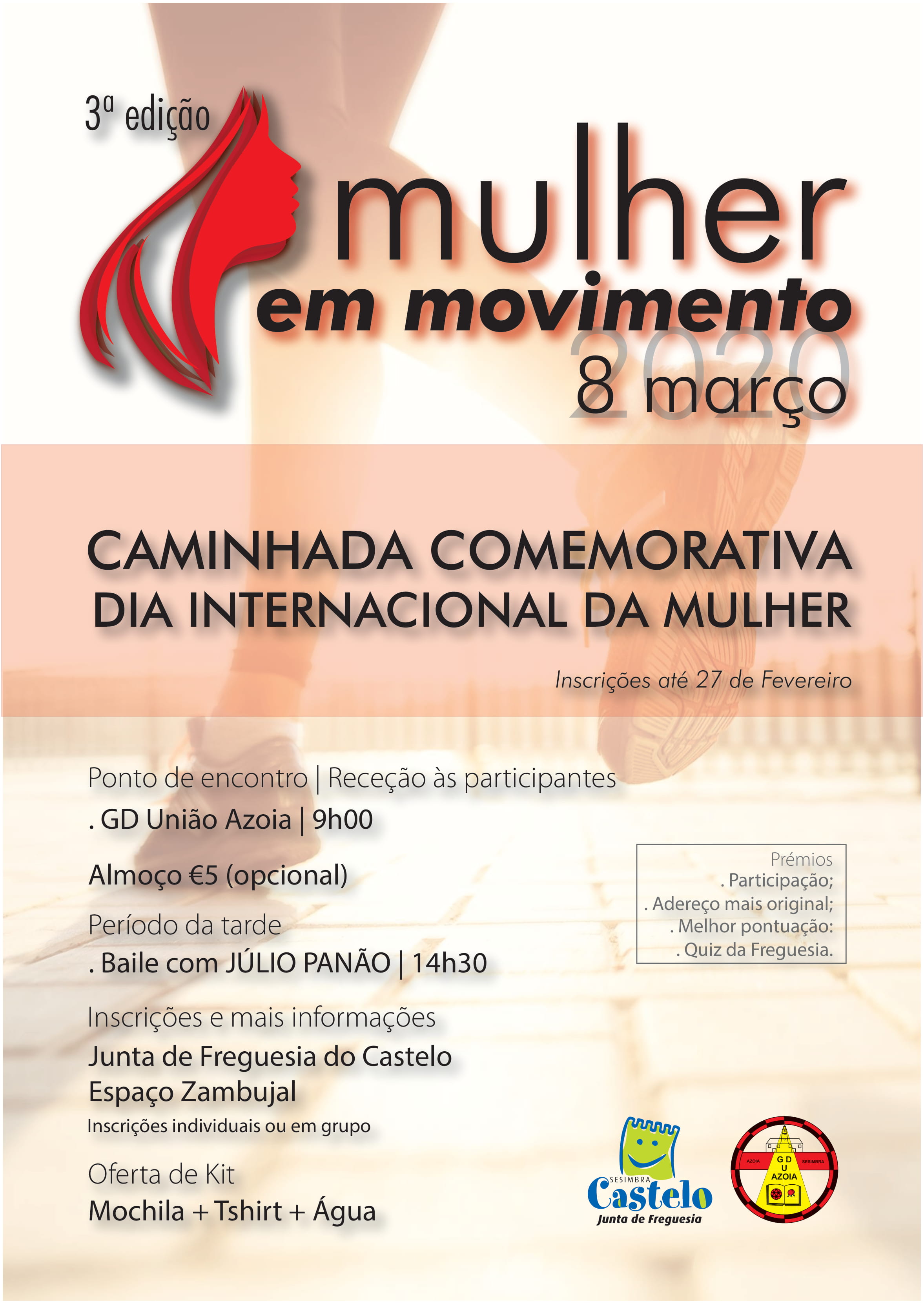 CAMINHADA COMEMORATIVA DO DIA INTERNACIONAL DA MULHER_ 2020