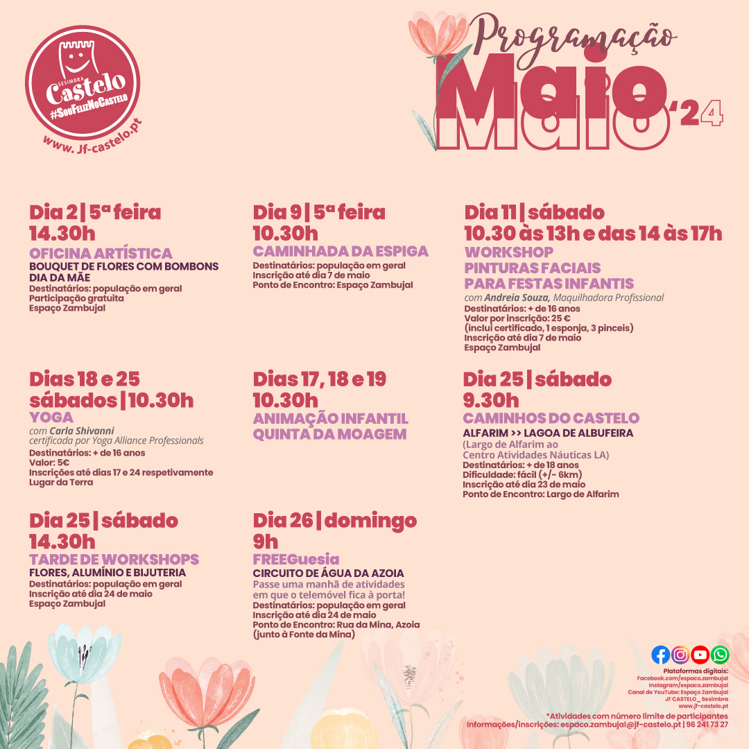 MAIO`24 | PROGRAMAÇÃO