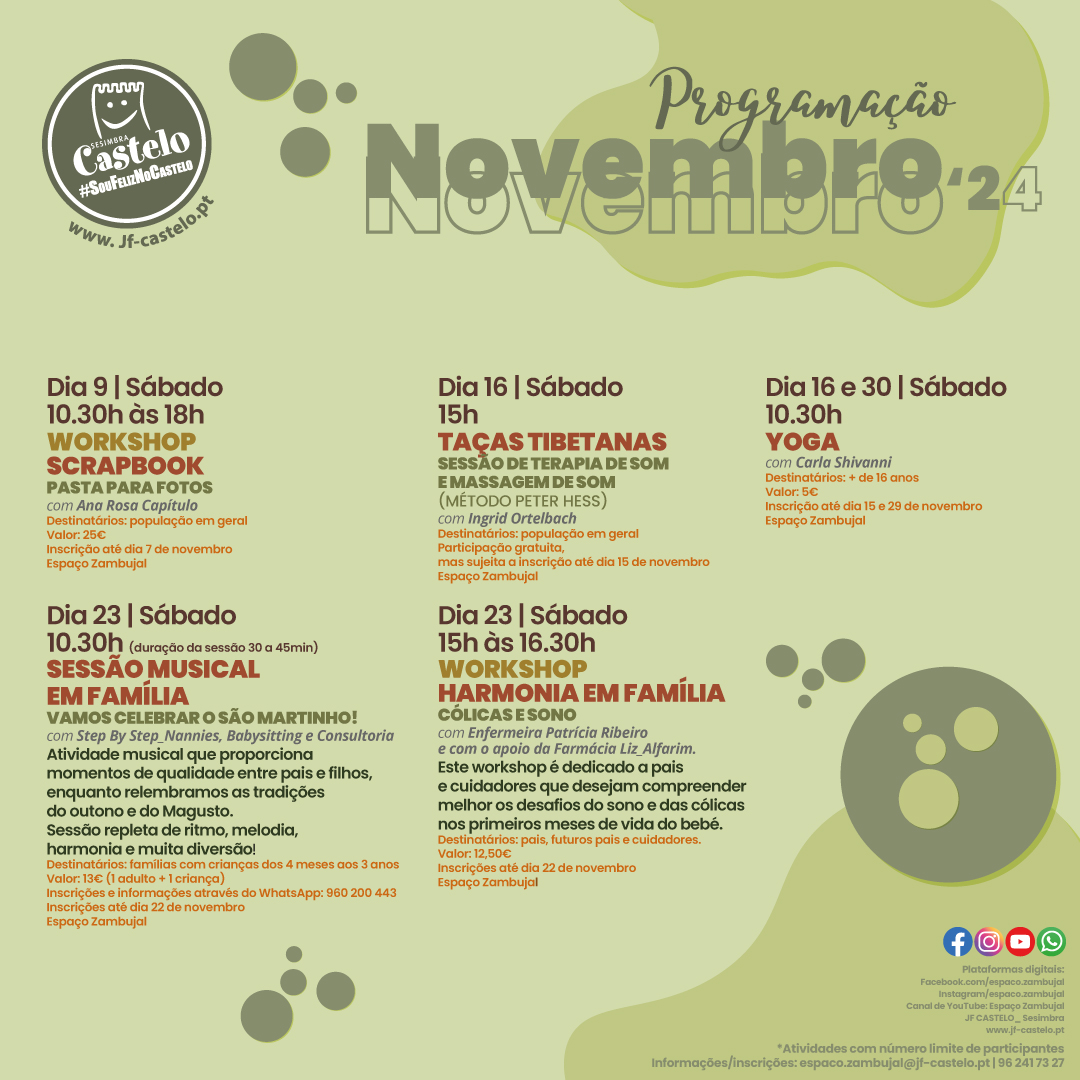 NOVEMBRO ´24 | PROGRAMAÇÃO