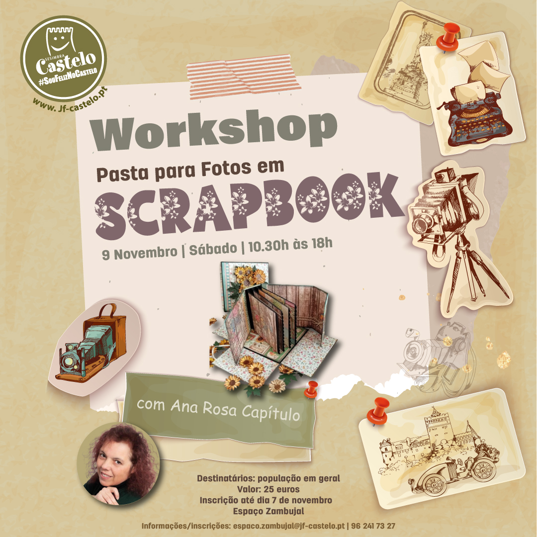  Pasta para Fotos em SCRAPBOOK