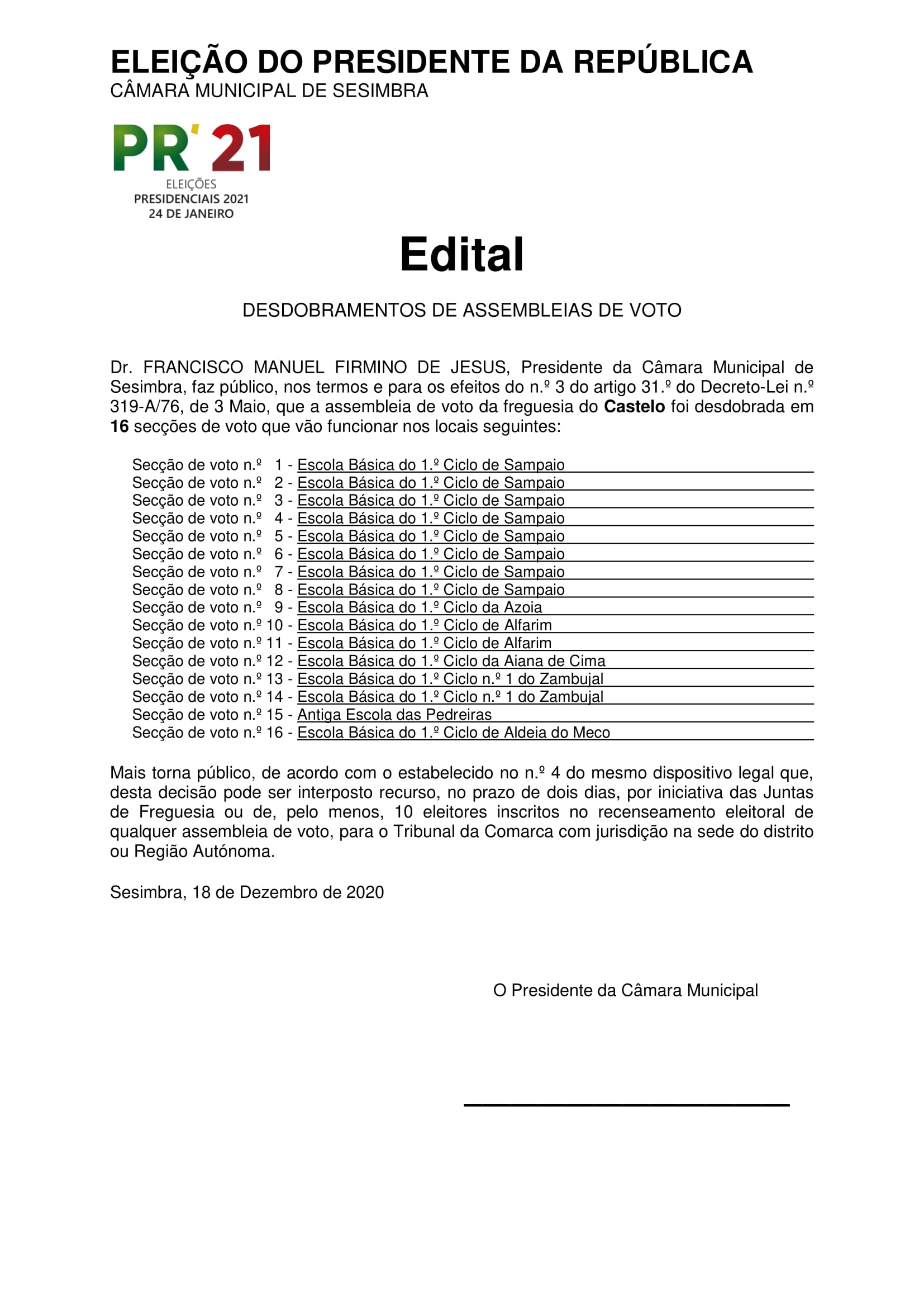 ELEIÇÕES PR - 2021 | SAIBA COMO E ONDE VOTAR