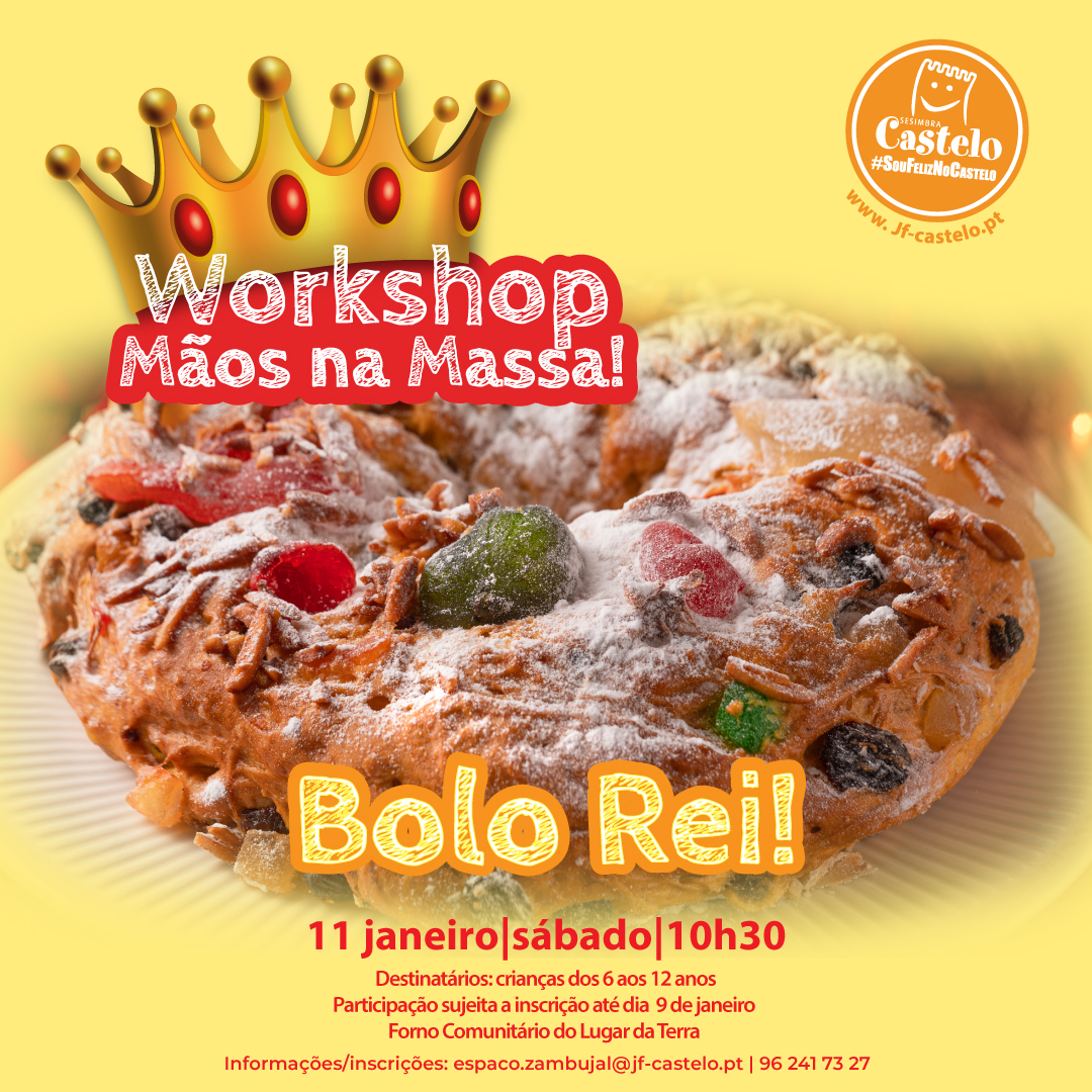 WORKSHOP| MÃOS NA MASSA! - BOLO REI