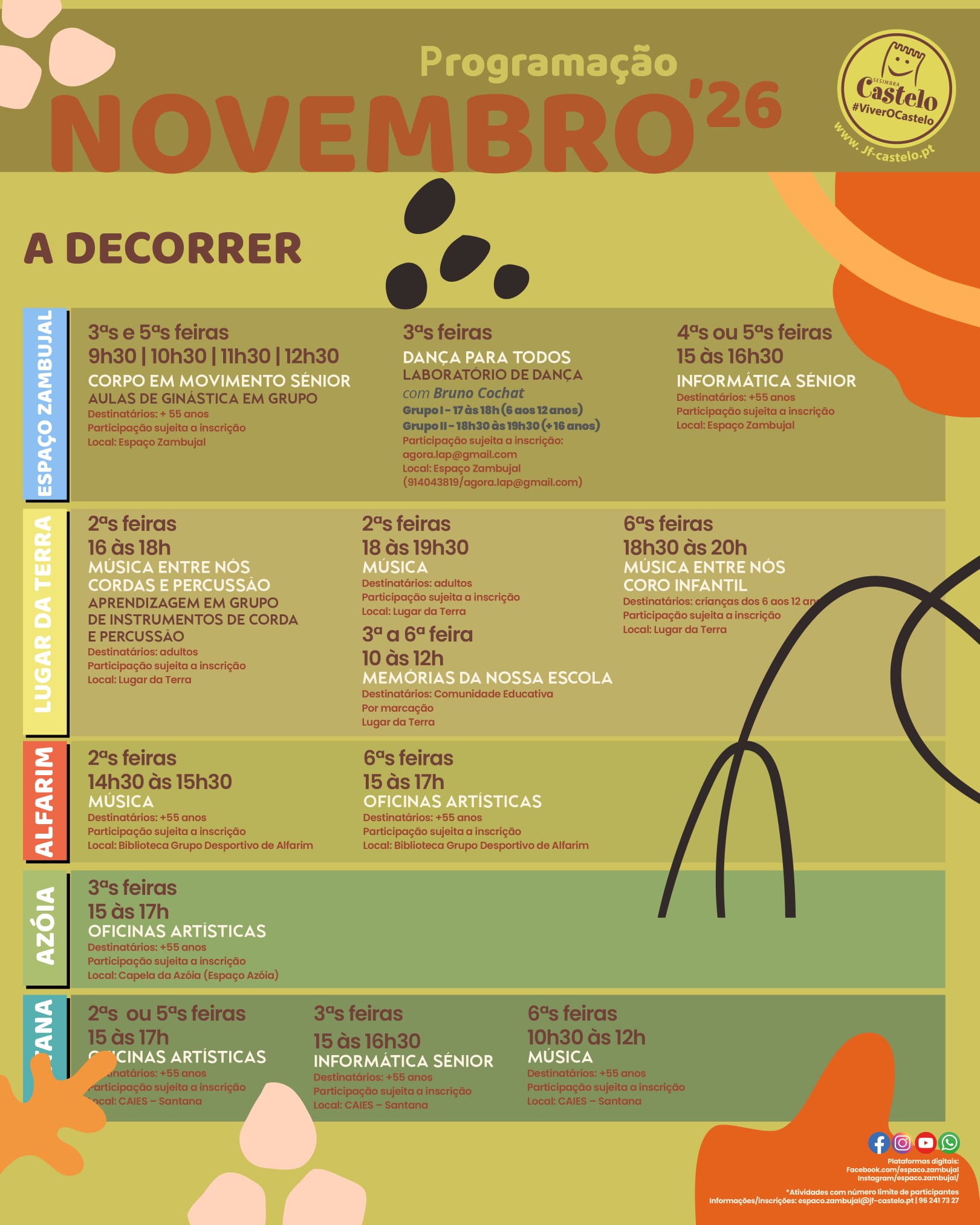 NOVEMBRO´26 | PROGRAMAÇÃO