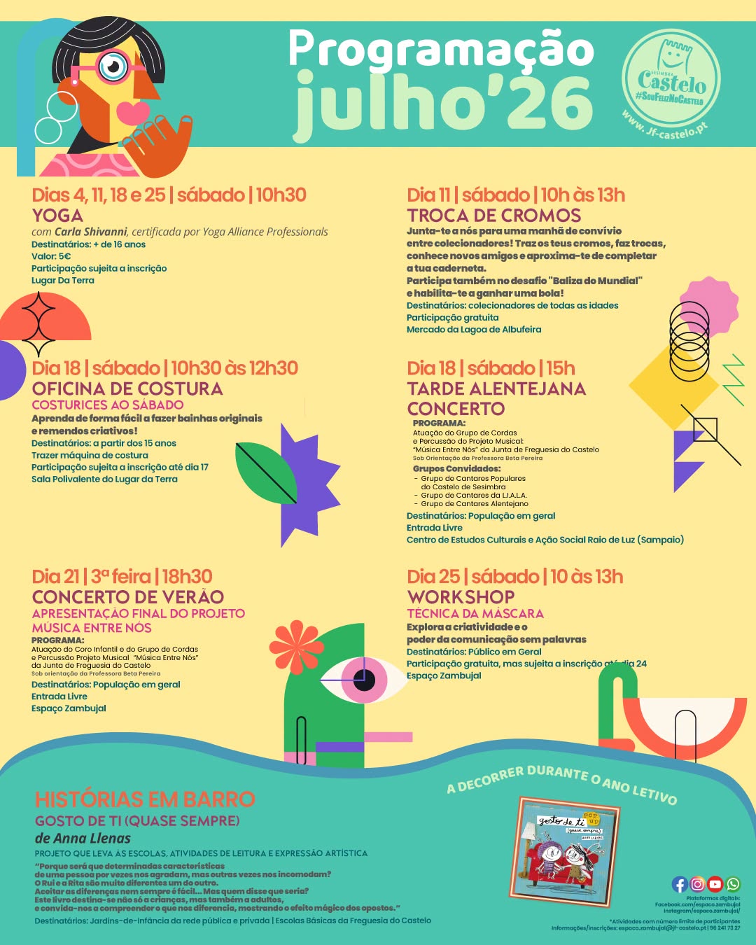 JULHO´26 | PROGRAMAÇÃO
