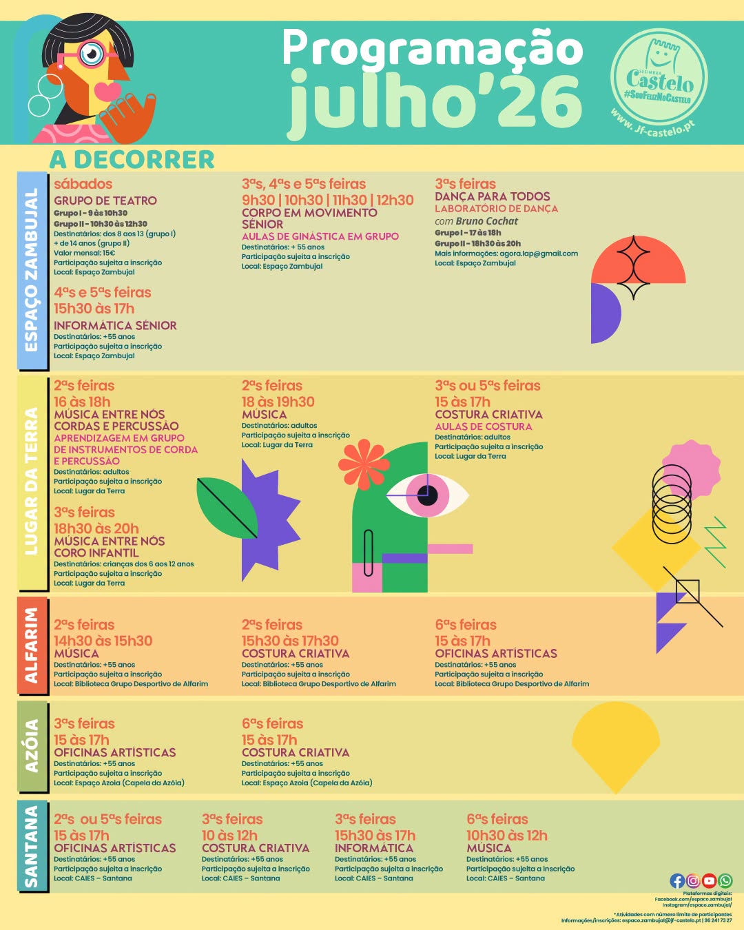 JULHO´26 | PROGRAMAÇÃO