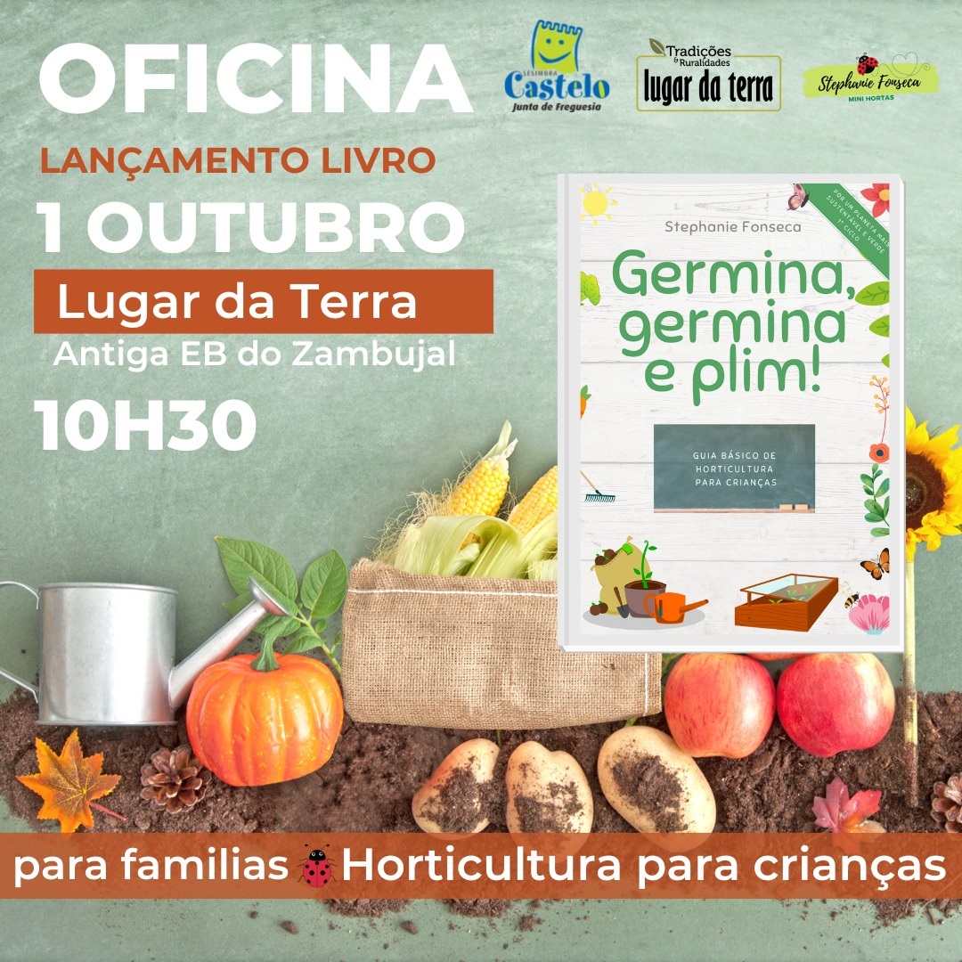 Lançamento do Livro | GERMINA, germina e PLIM!