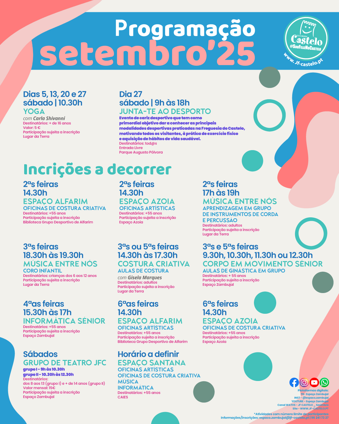 SETEMBRO´25 | PROGRAMAÇÃO